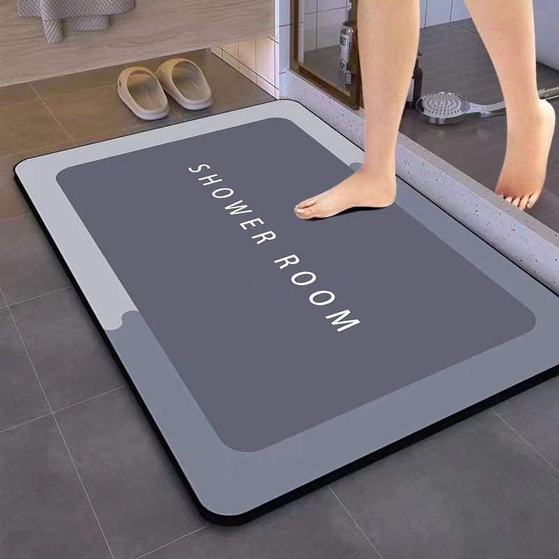 Quick Dry Diatomite Bath Mat - Diatomite Aarde Badmat Antislip Absorberende Vloermat