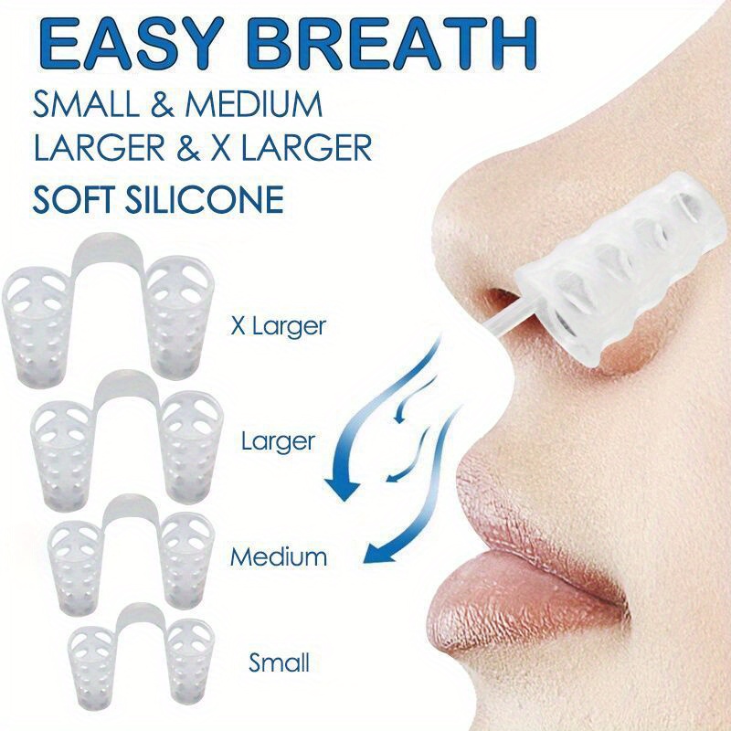 Anti Snore Contour Pillow - 8 stks/set Anti Snurken Neusdilatator Siliconen