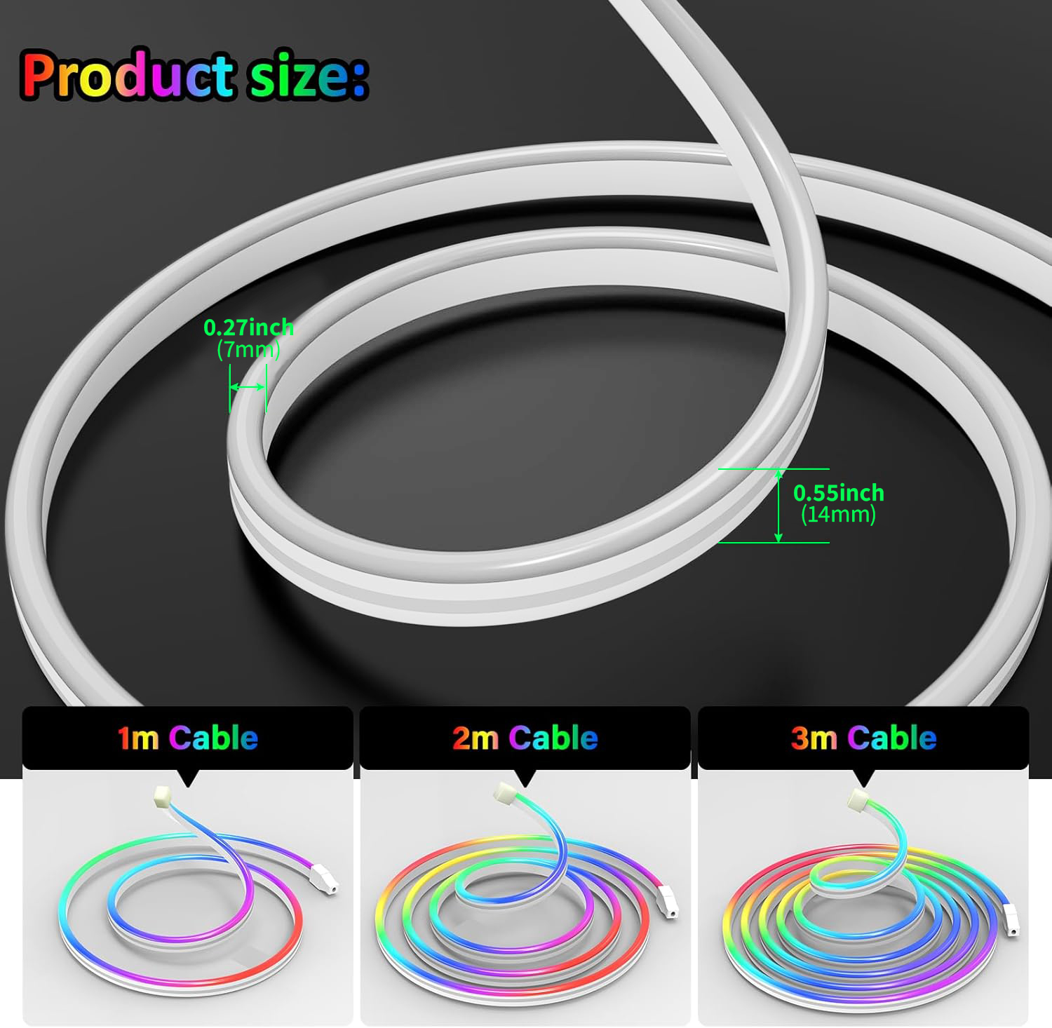 USB DC5V RGBIC Flexibele Neon  - Lighting recensie en prijs