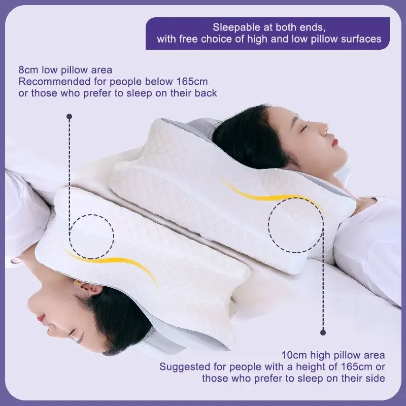 Traagschuimkussens Vlindervorm - Memory Foam Orthopedic Pillow Neck Pain recensie en prijs