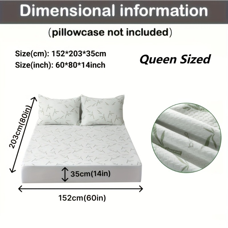 MEICARE Matrasbeschermer van 1 - Waterproof Mattress Protector Breathable recensie en prijs