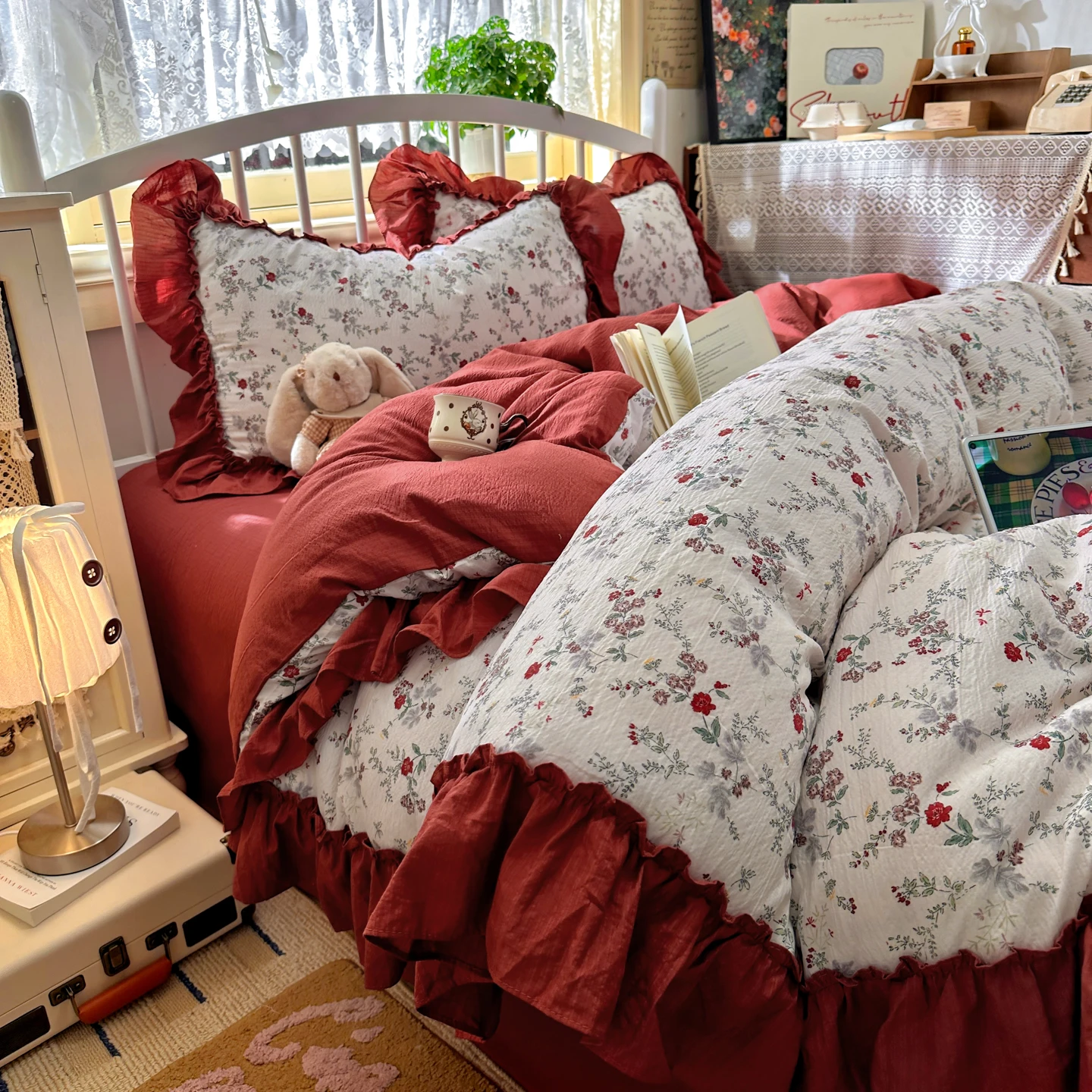Franse vintage esthetische bed - Aesthetic Floral Duvet Cover recensie en prijs