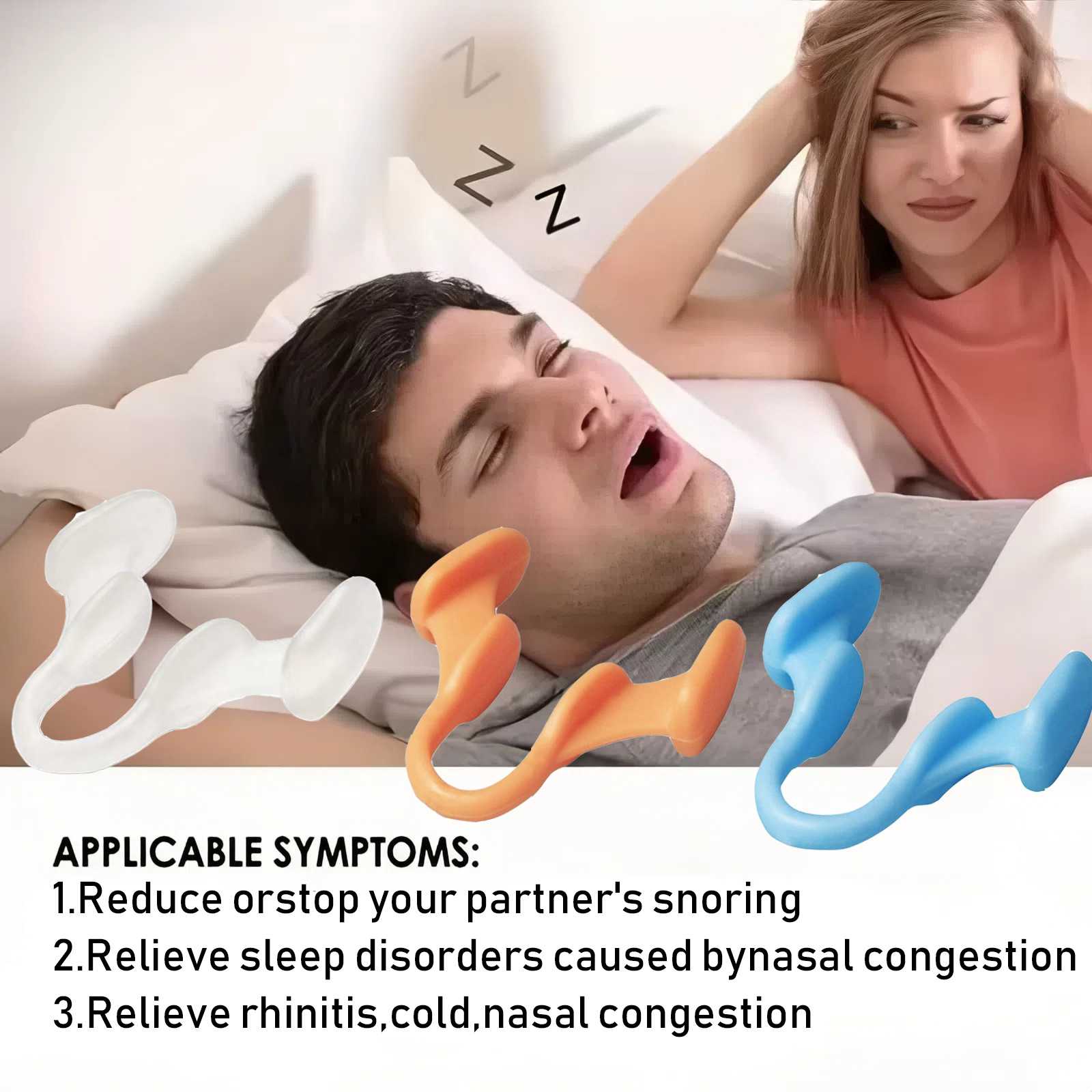 10PCS Siliconen Anti Snurken N - Anti Snore Contour Pillow recensie en prijs
