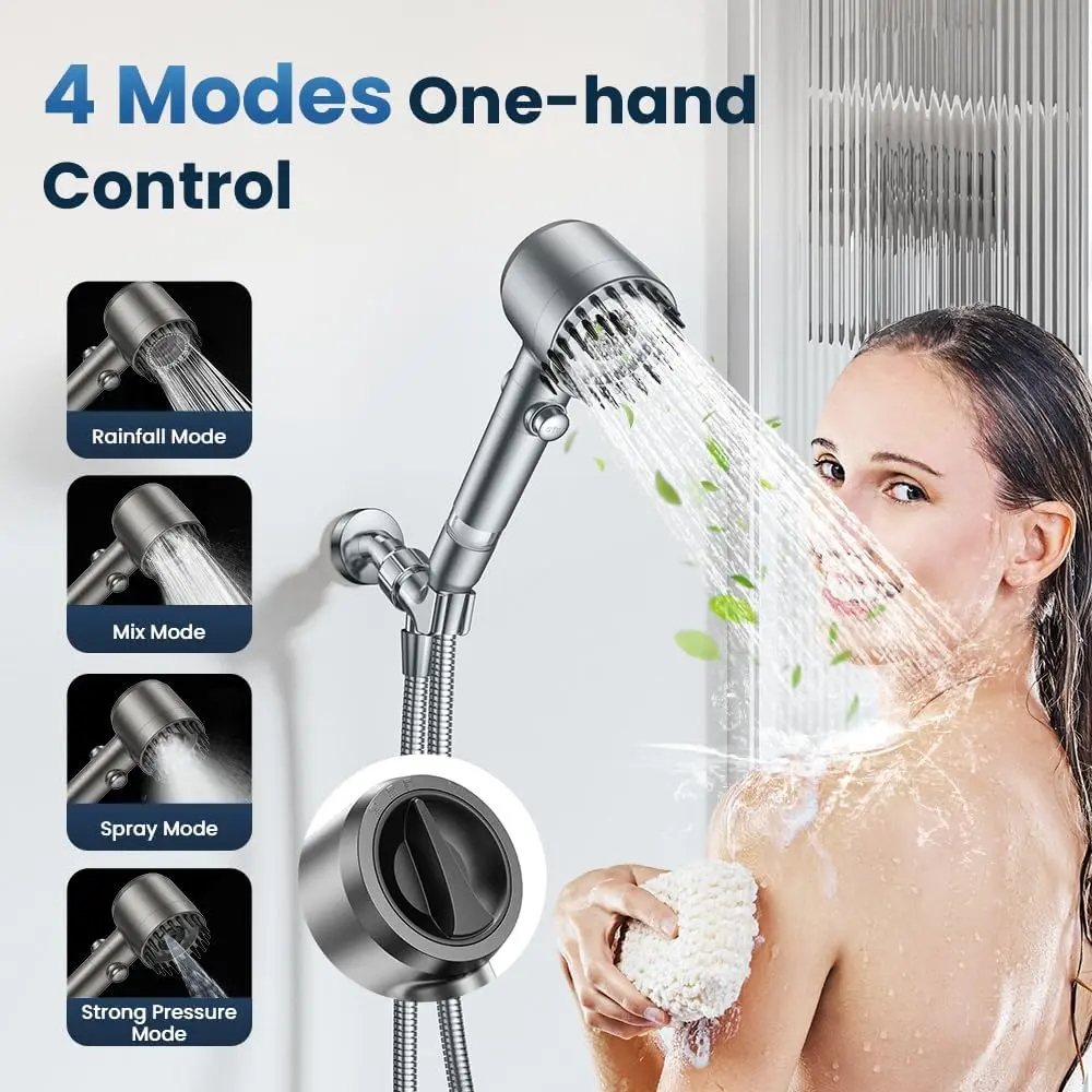 Douchekop met hoge waterdruk e - High Pressure Shower Head Handheld recensie en prijs